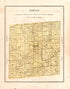 Ohio from Atlas of Madison County, Iowa 1912 by Relic Map Company