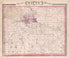 Wayne Township from Combination Atlas Map of Kosciusko County, Indiana 1879 by Relic Map Company