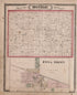 Monroe Township and Etna Green Region from Combination Atlas Map of Kosciusko County, Indiana 1879 by Relic Map Company