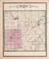 Plain Township from Combination Atlas Map of Kosciusko County, Indiana 1879 by Relic Map Company