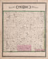 Prairie Township from Combination Atlas Map of Kosciusko County, Indiana 1879 by Relic Map Company