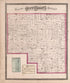 Jefferson Township from Combination Atlas Map of Kosciusko County, Indiana 1879 by Relic Map Company