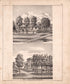 Multiple Residence Sketches (continued) from Combination Atlas Map of Kosciusko County, Indiana 1879 by Relic Map Company
