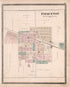 Pierceton from Combination Atlas Map of Kosciusko County, Indiana 1879 by Relic Map Company