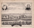 Residence of Jeremiah Teegarden from Combination Atlas Map of Kosciusko County, Indiana 1879 by Relic Map Company