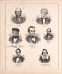 Representative Group of Members of Medical Society (continued) from Combination Atlas Map of Kosciusko County, Indiana 1879 by Relic Map Company