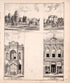 Multiple Residence Sketches (continued) from Combination Atlas Map of Kosciusko County, Indiana 1879 by Relic Map Company