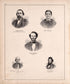 Old Settlers of Kosciusko County, Indianda (continued) from Combination Atlas Map of Kosciusko County, Indiana 1879 by Relic Map Company