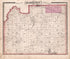 Harrison Township from Combination Atlas Map of Kosciusko County, Indiana 1879 by Relic Map Company