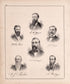 Multiple Sketches from Combination Atlas Map of Kosciusko County, Indiana 1879 by Relic Map Company