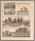 Illustrations of Tempest/ Hange/ Johnson from Combination Atlas Map of Delaware County, Pennsylvania 1875 by Relic Map Company