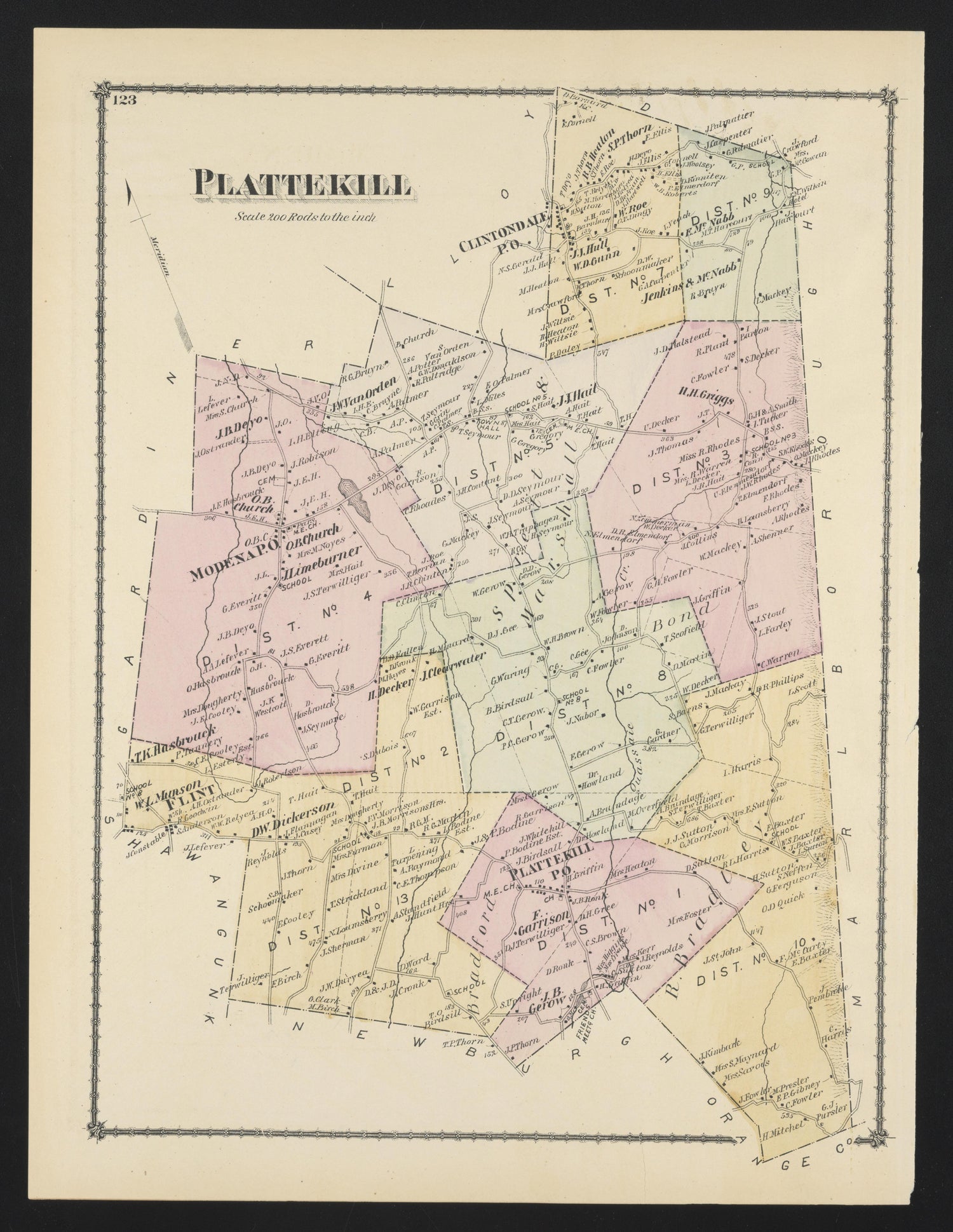 Image 84 of County Atlas of Ulster, New York from County Atlas of Ulster, New York : from Recent and Actual Surveys and Records 1875 by Relic Map Company