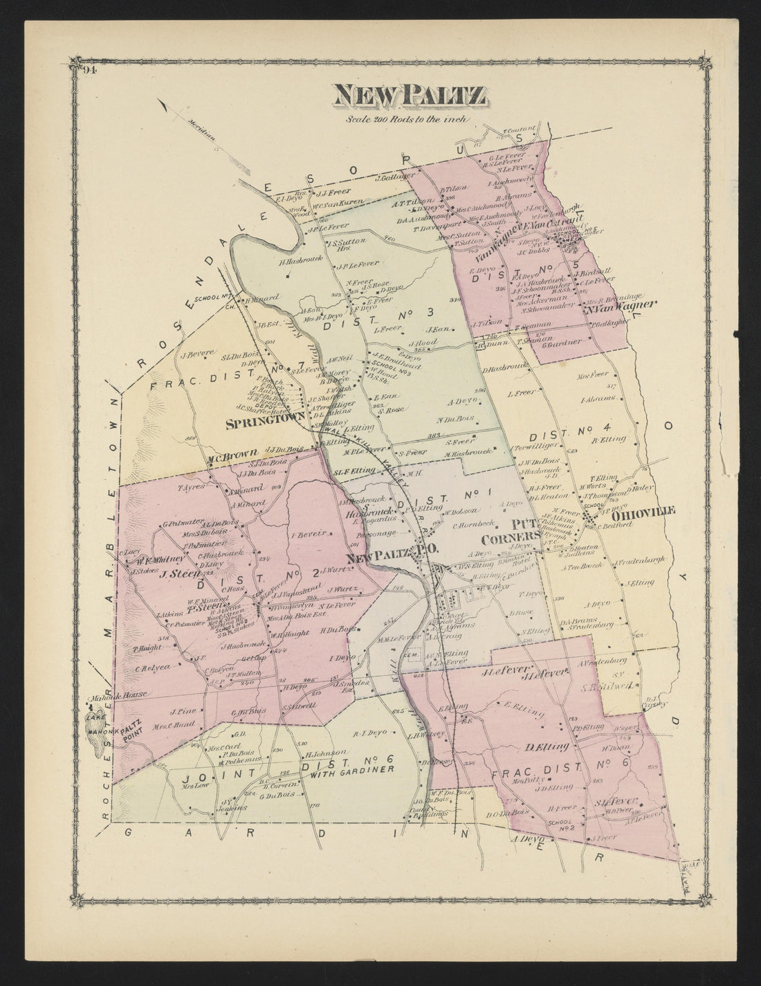 Image 66 of County Atlas of Ulster, New York from County Atlas of Ulster, New York : from Recent and Actual Surveys and Records 1875 by Relic Map Company