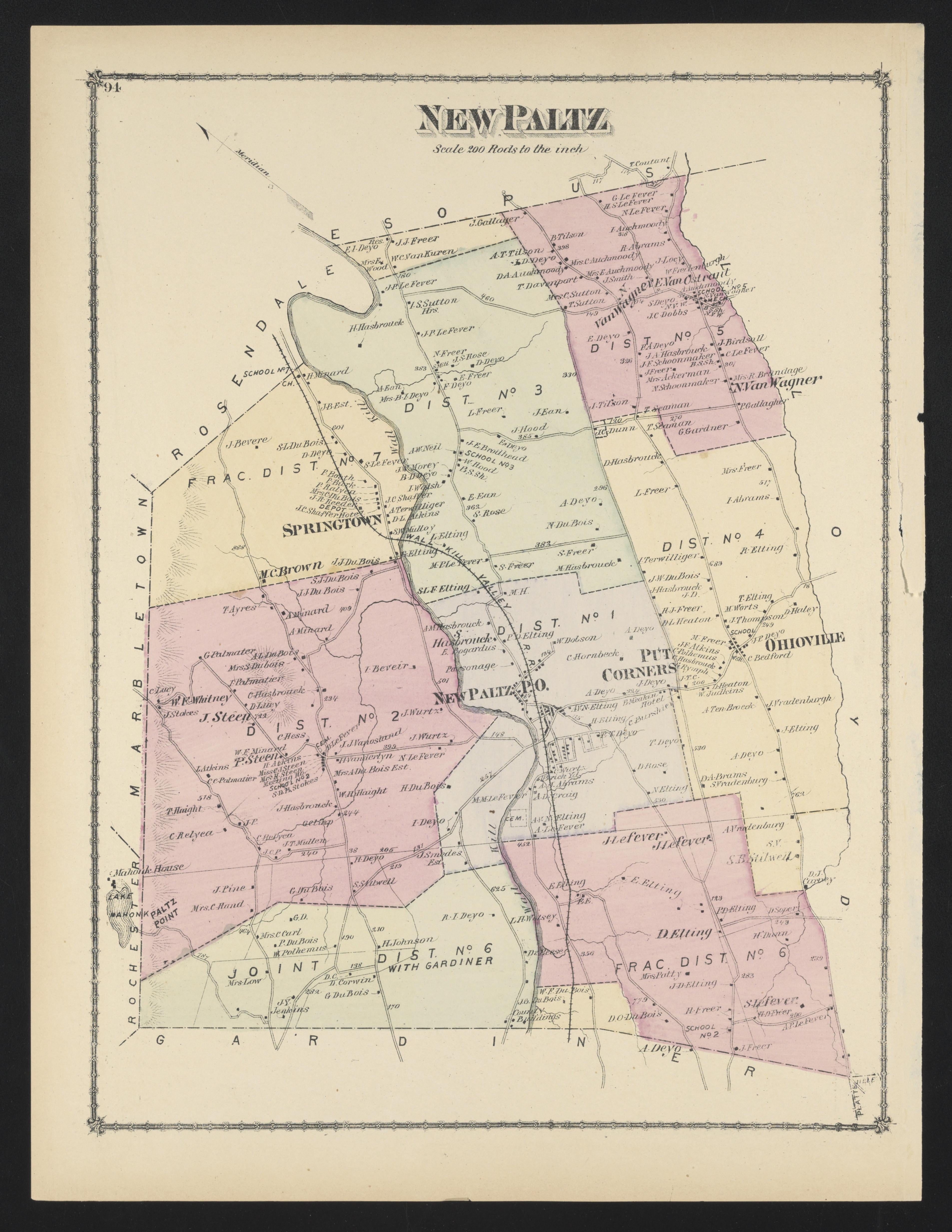 Image 66 of County Atlas of Ulster, New York from County Atlas of Ulster, New York : from Recent and Actual Surveys and Records 1875 by Relic Map Company