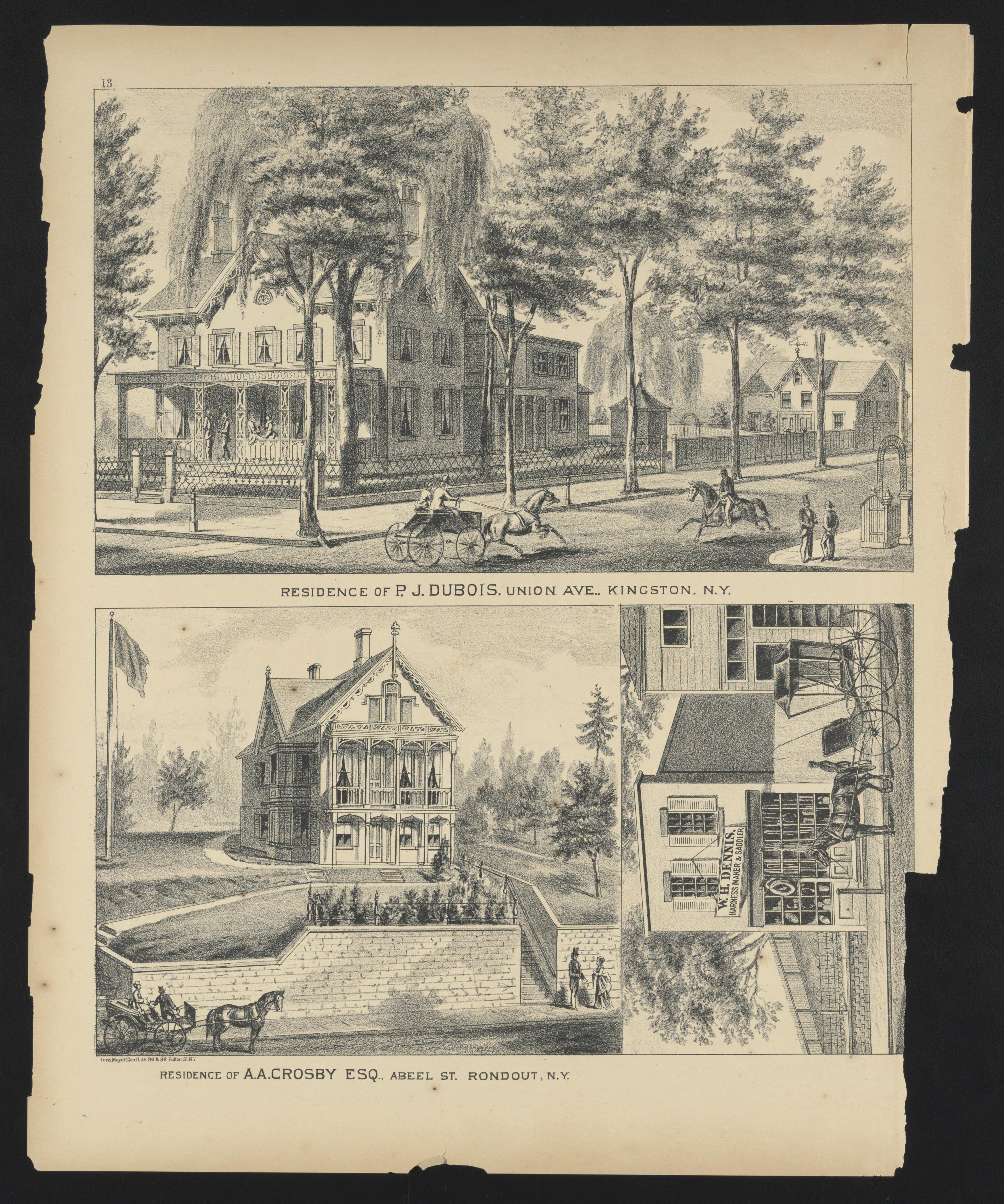 Image 11 of County Atlas of Ulster, New York from County Atlas of Ulster, New York : from Recent and Actual Surveys and Records 1875 by Relic Map Company