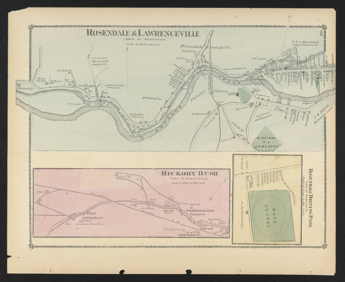 Image 61 of County Atlas of Ulster, New York from County Atlas of Ulster, New York : from Recent and Actual Surveys and Records 1875 by Relic Map Company