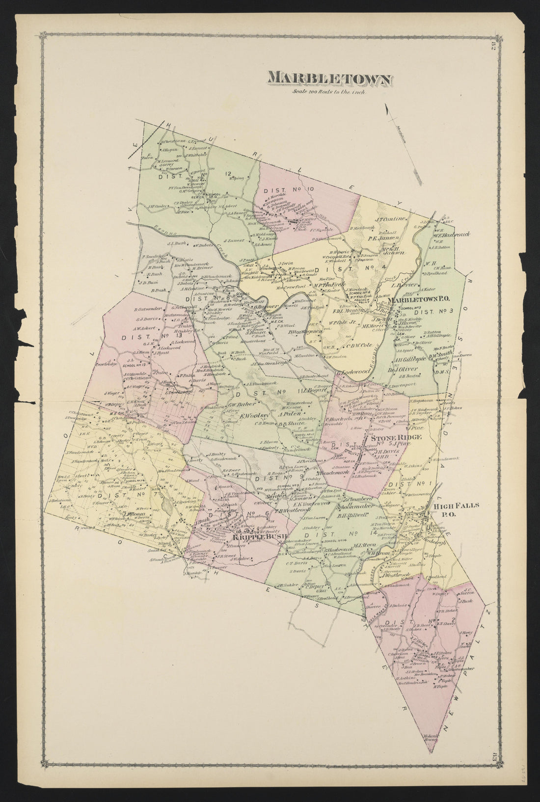 Image 56 of County Atlas of Ulster, New York from County Atlas of Ulster, New York : from Recent and Actual Surveys and Records 1875 by Relic Map Company