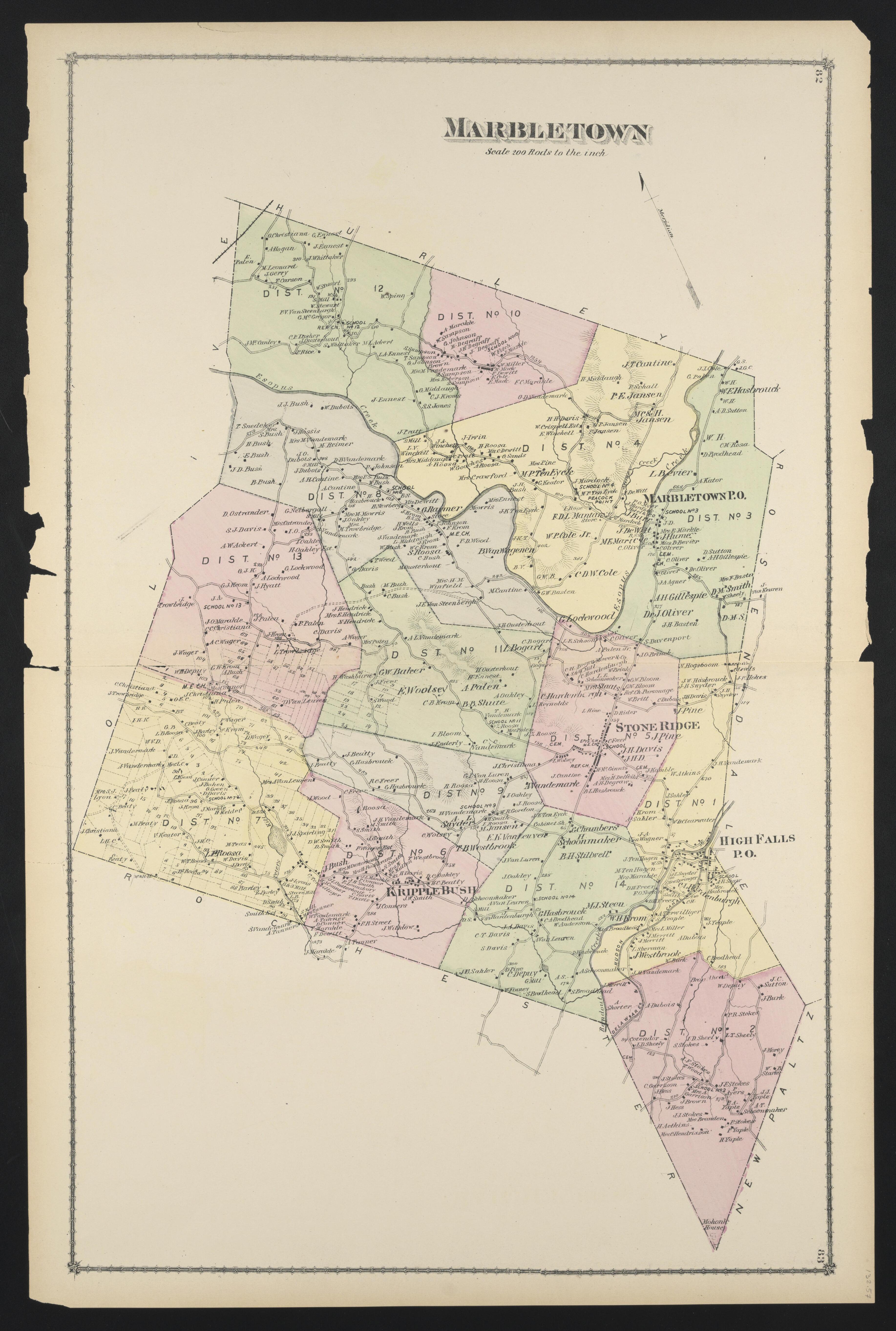 Image 56 of County Atlas of Ulster, New York from County Atlas of Ulster, New York : from Recent and Actual Surveys and Records 1875 by Relic Map Company