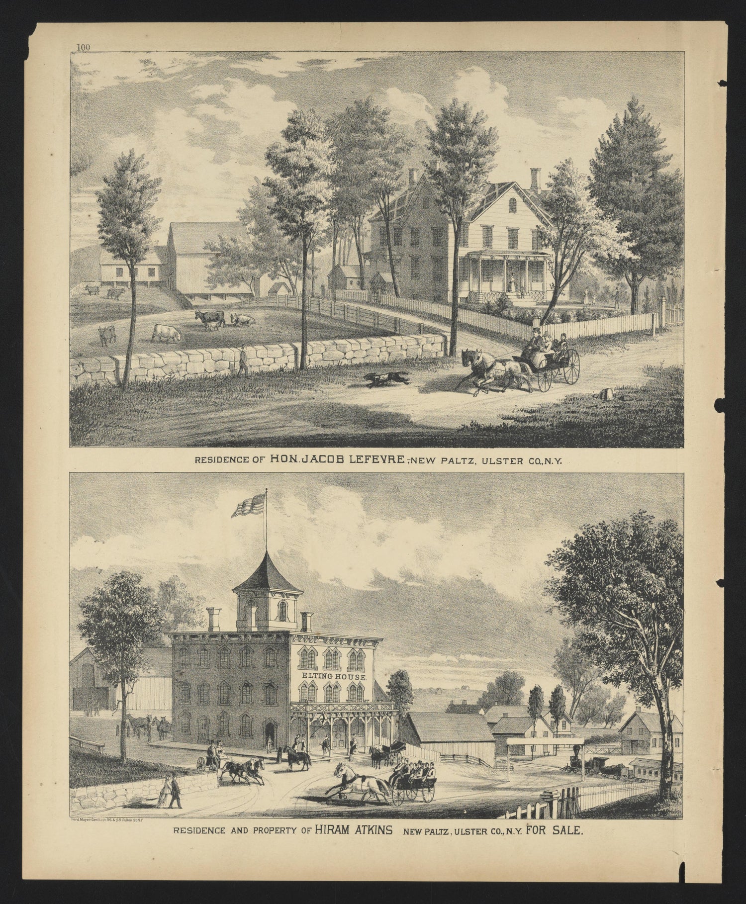 Image 70 of County Atlas of Ulster, New York from County Atlas of Ulster, New York : from Recent and Actual Surveys and Records 1875 by Relic Map Company
