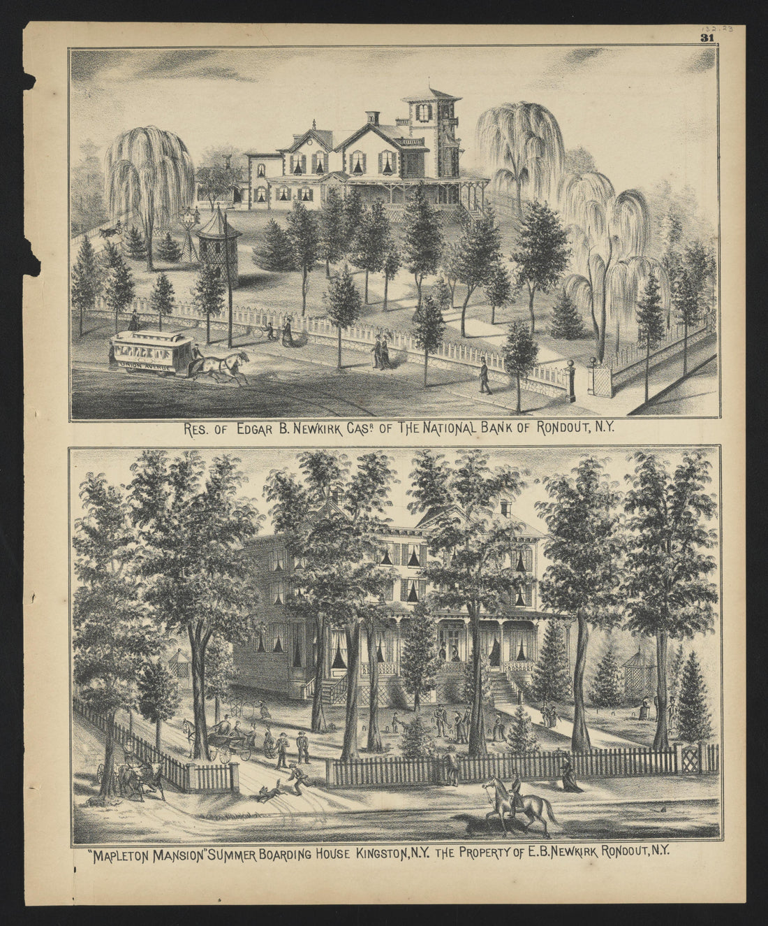 Image 22 of County Atlas of Ulster, New York from County Atlas of Ulster, New York : from Recent and Actual Surveys and Records 1875 by Relic Map Company