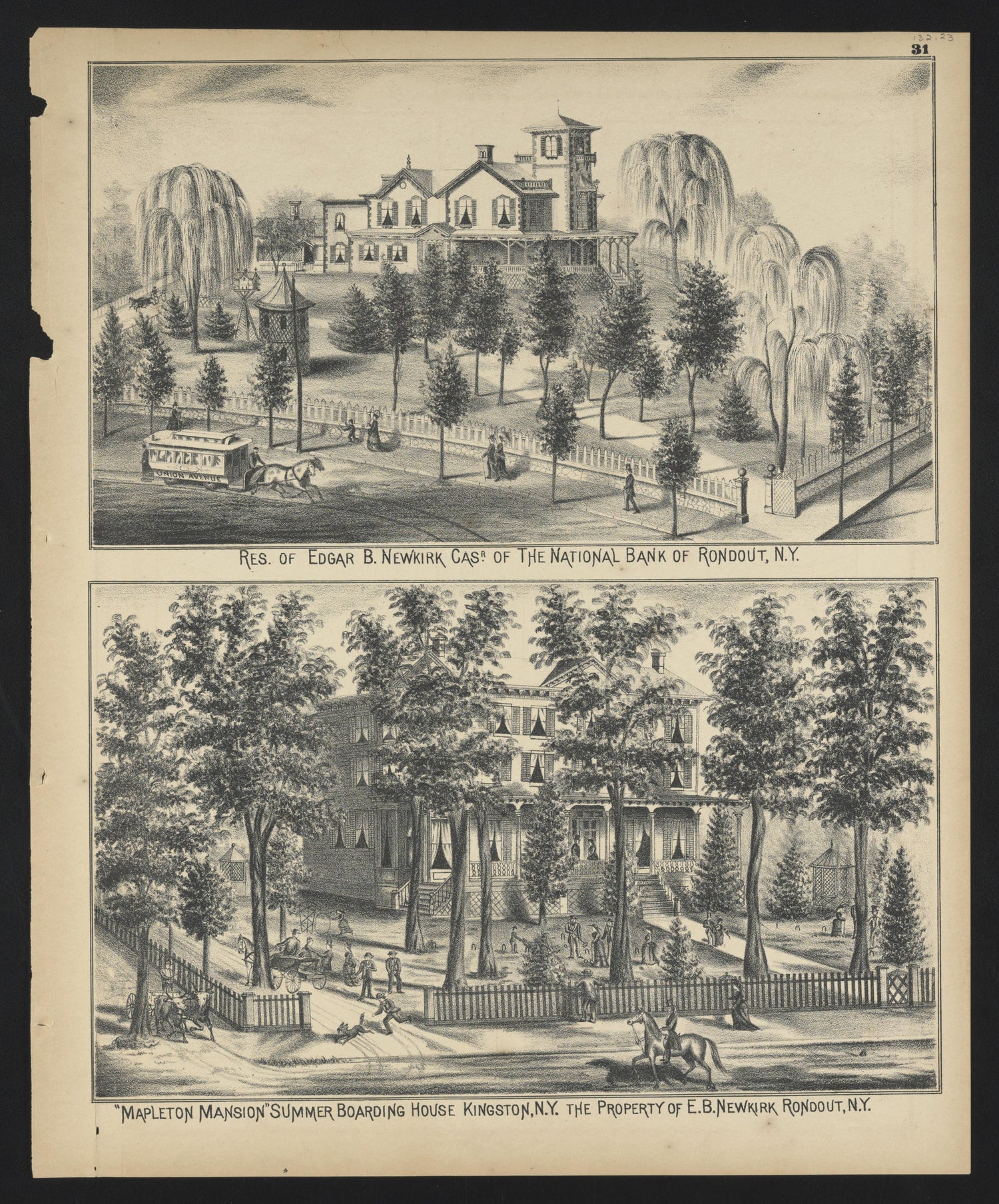 Image 22 of County Atlas of Ulster, New York from County Atlas of Ulster, New York : from Recent and Actual Surveys and Records 1875 by Relic Map Company