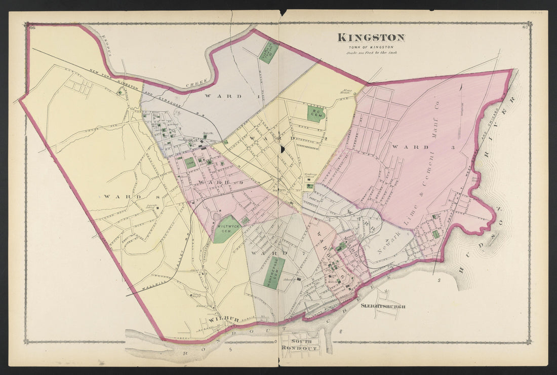 Image 46 of County Atlas of Ulster, New York from County Atlas of Ulster, New York : from Recent and Actual Surveys and Records 1875 by Relic Map Company