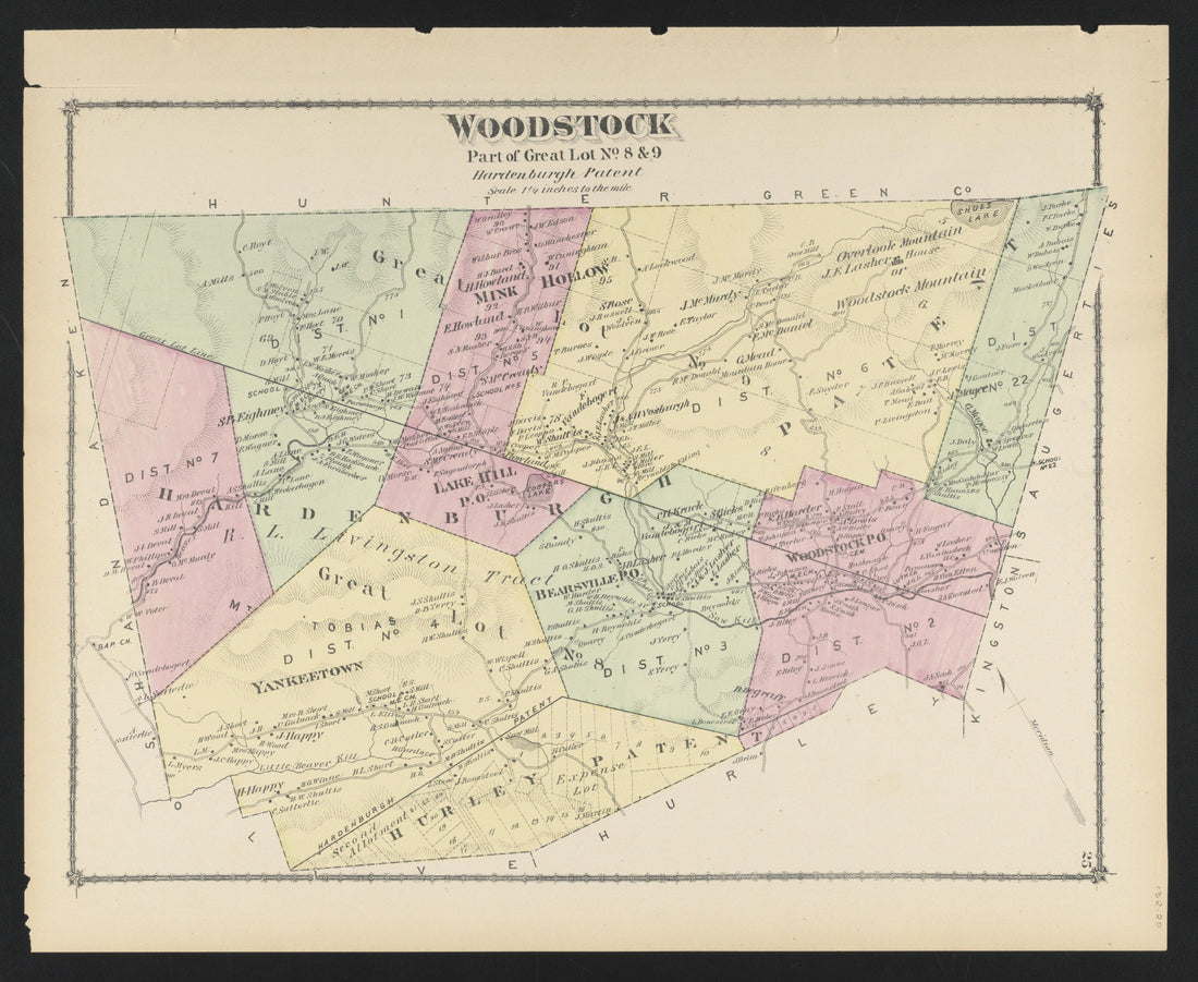 Image 17 of County Atlas of Ulster, New York from County Atlas of Ulster, New York : from Recent and Actual Surveys and Records 1875 by Relic Map Company