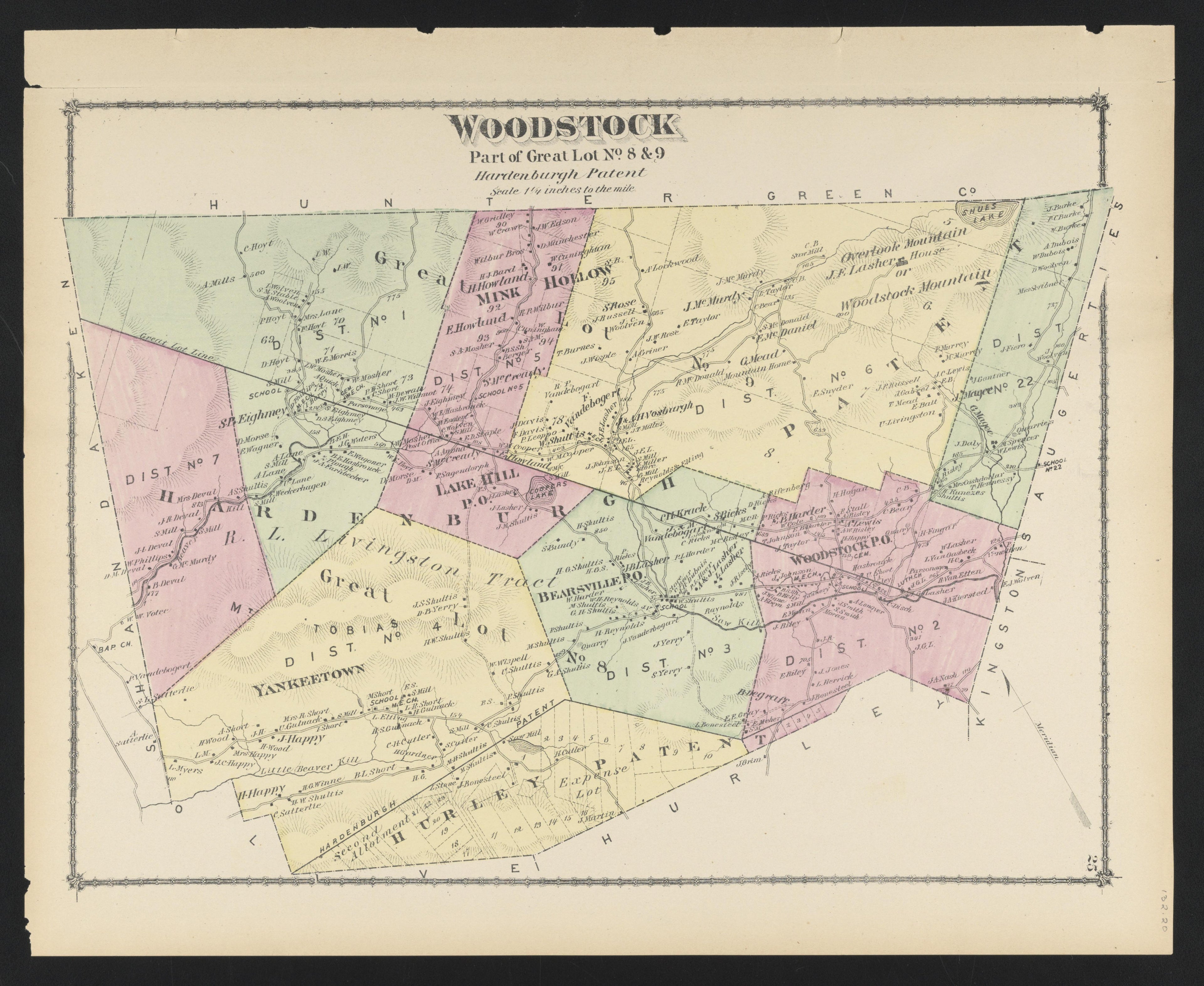 Image 17 of County Atlas of Ulster, New York from County Atlas of Ulster, New York : from Recent and Actual Surveys and Records 1875 by Relic Map Company