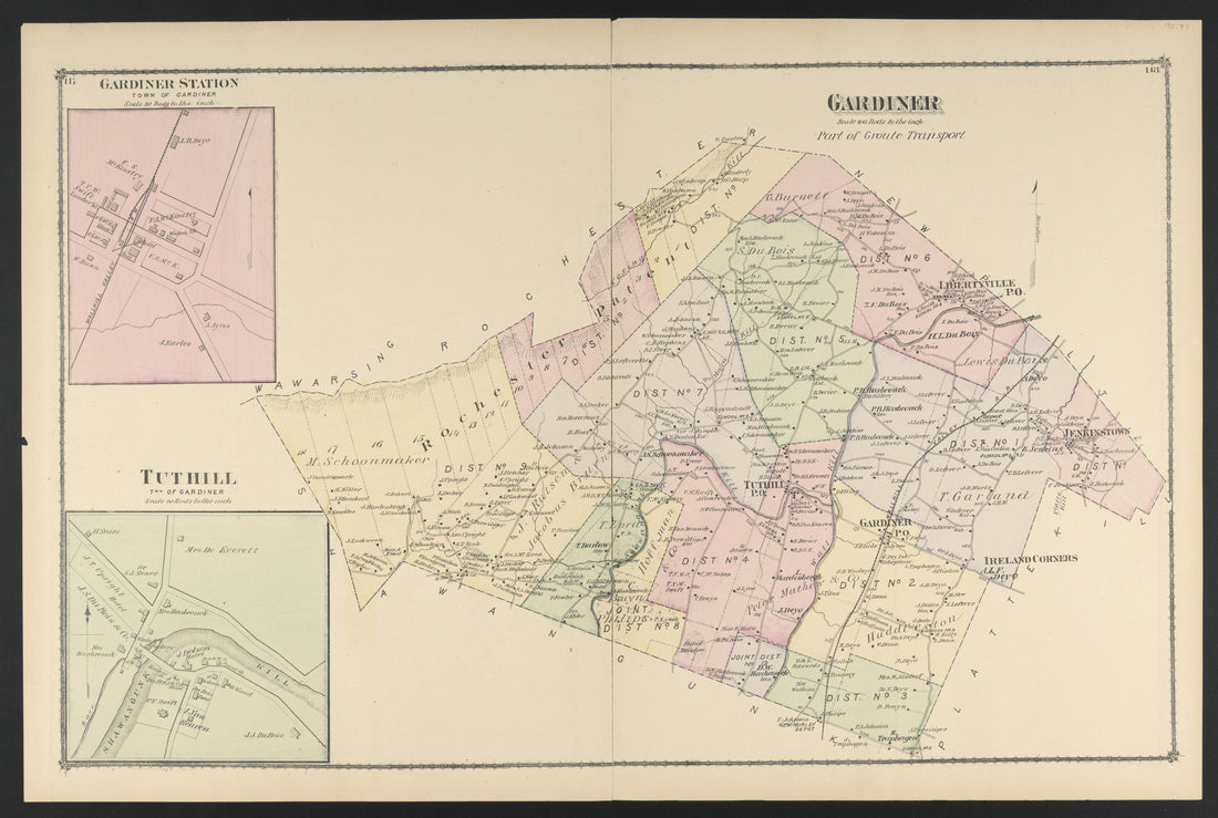 Image 81 of County Atlas of Ulster, New York from County Atlas of Ulster, New York : from Recent and Actual Surveys and Records 1875 by Relic Map Company