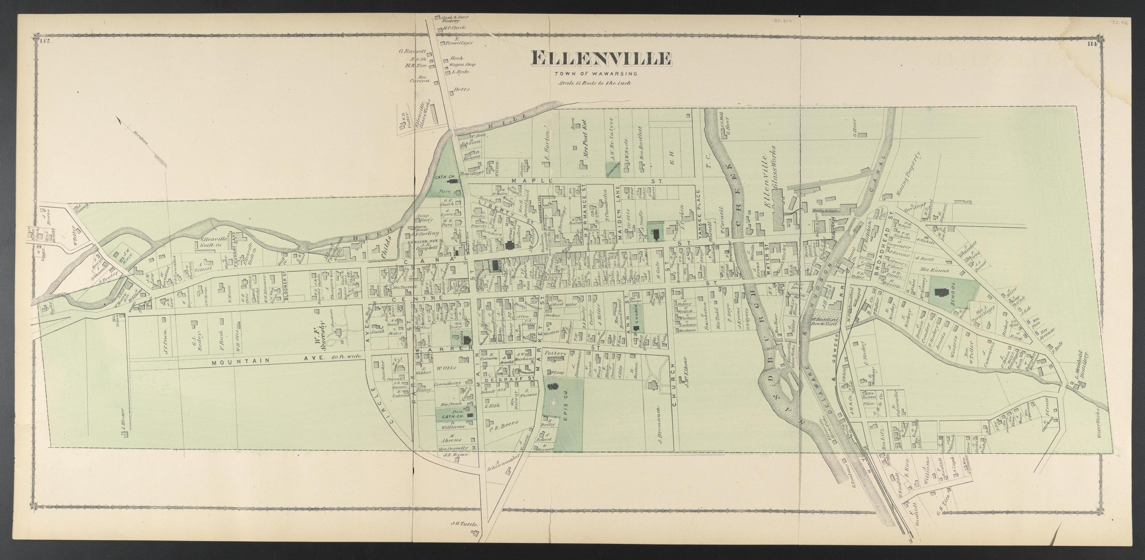 Image 79 of County Atlas of Ulster, New York from County Atlas of Ulster, New York : from Recent and Actual Surveys and Records 1875 by Relic Map Company