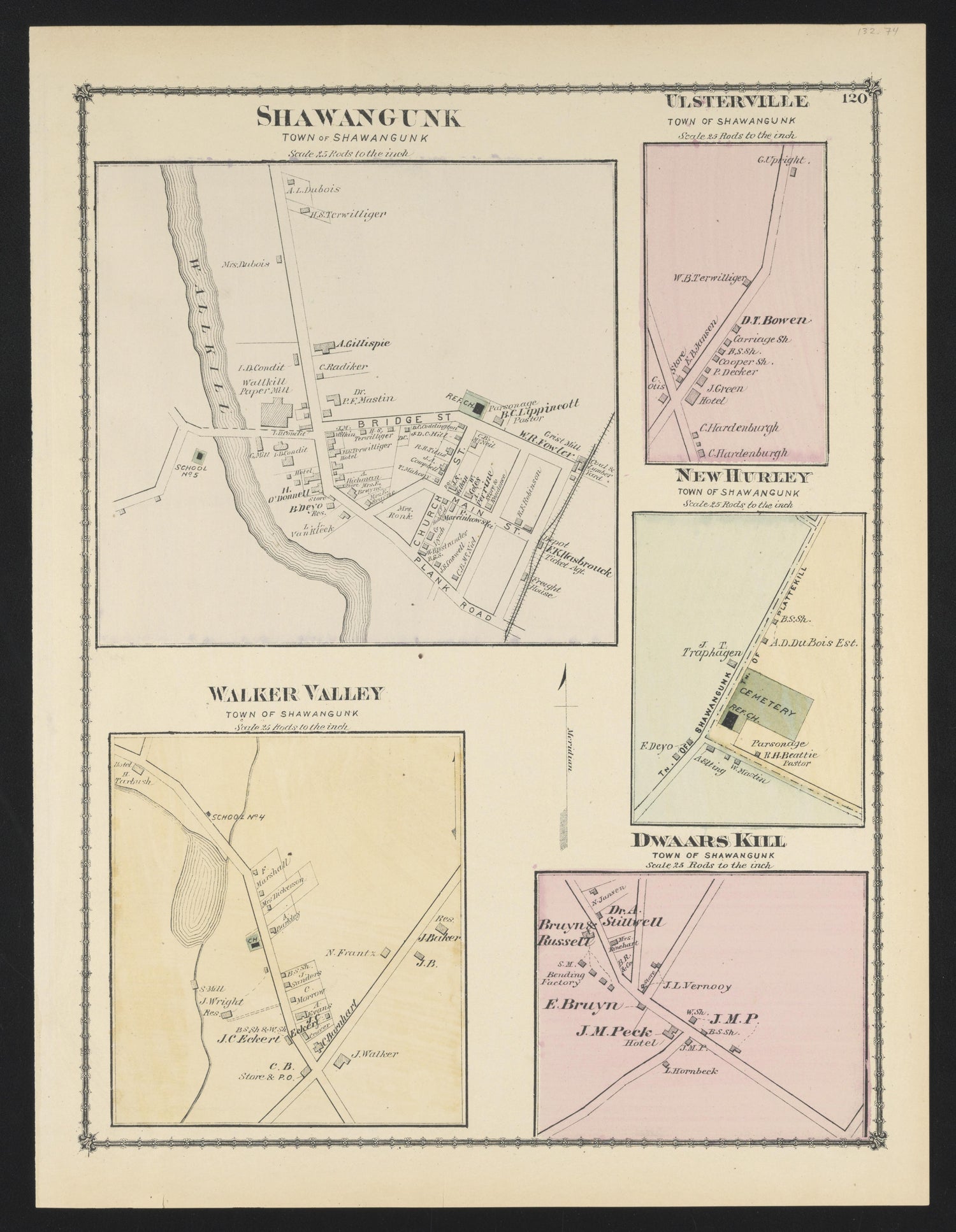 Image 82 of County Atlas of Ulster, New York from County Atlas of Ulster, New York : from Recent and Actual Surveys and Records 1875 by Relic Map Company