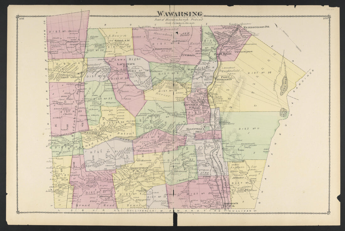Image 77 of County Atlas of Ulster, New York from County Atlas of Ulster, New York : from Recent and Actual Surveys and Records 1875 by Relic Map Company