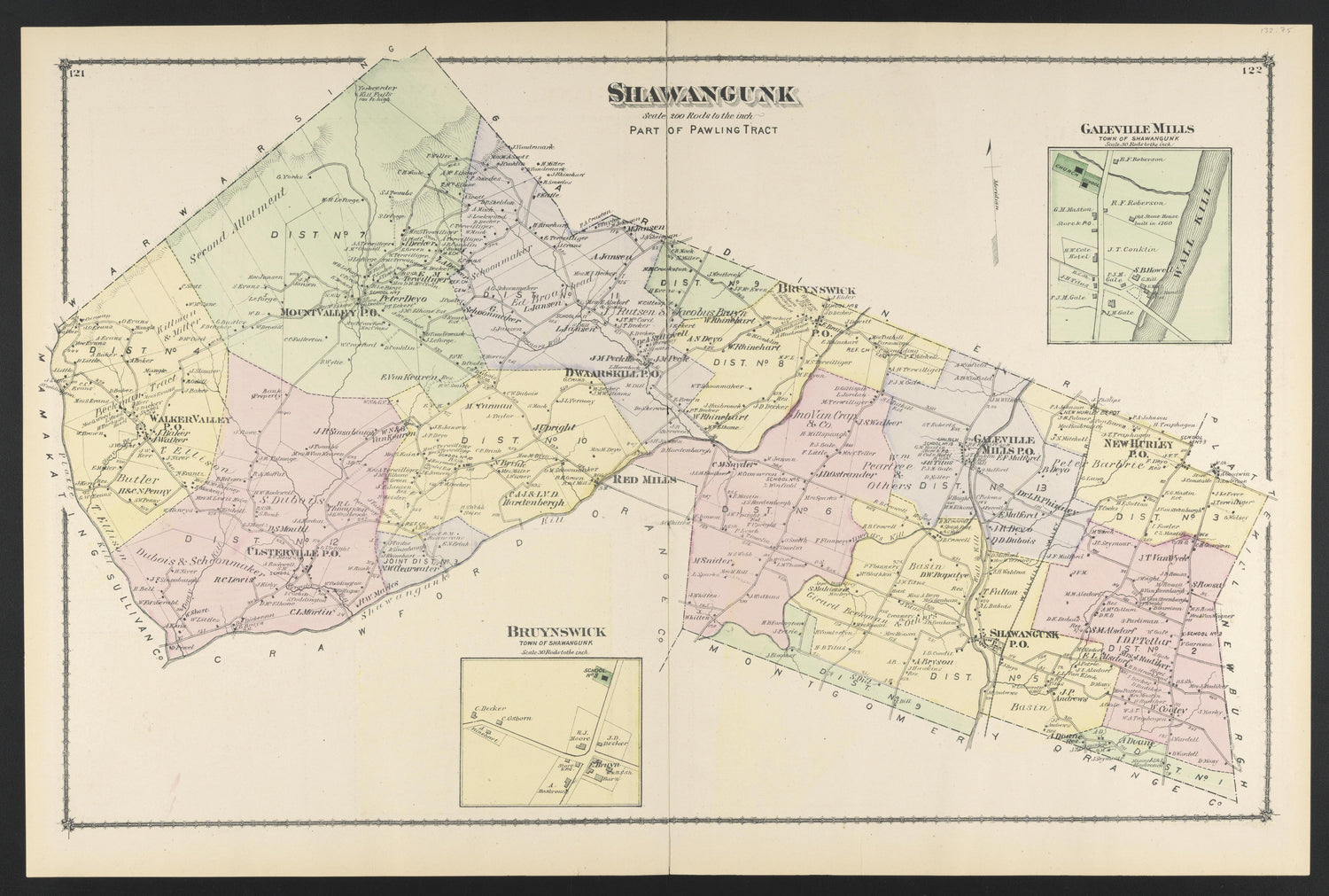 Image 83 of County Atlas of Ulster, New York from County Atlas of Ulster, New York : from Recent and Actual Surveys and Records 1875 by Relic Map Company