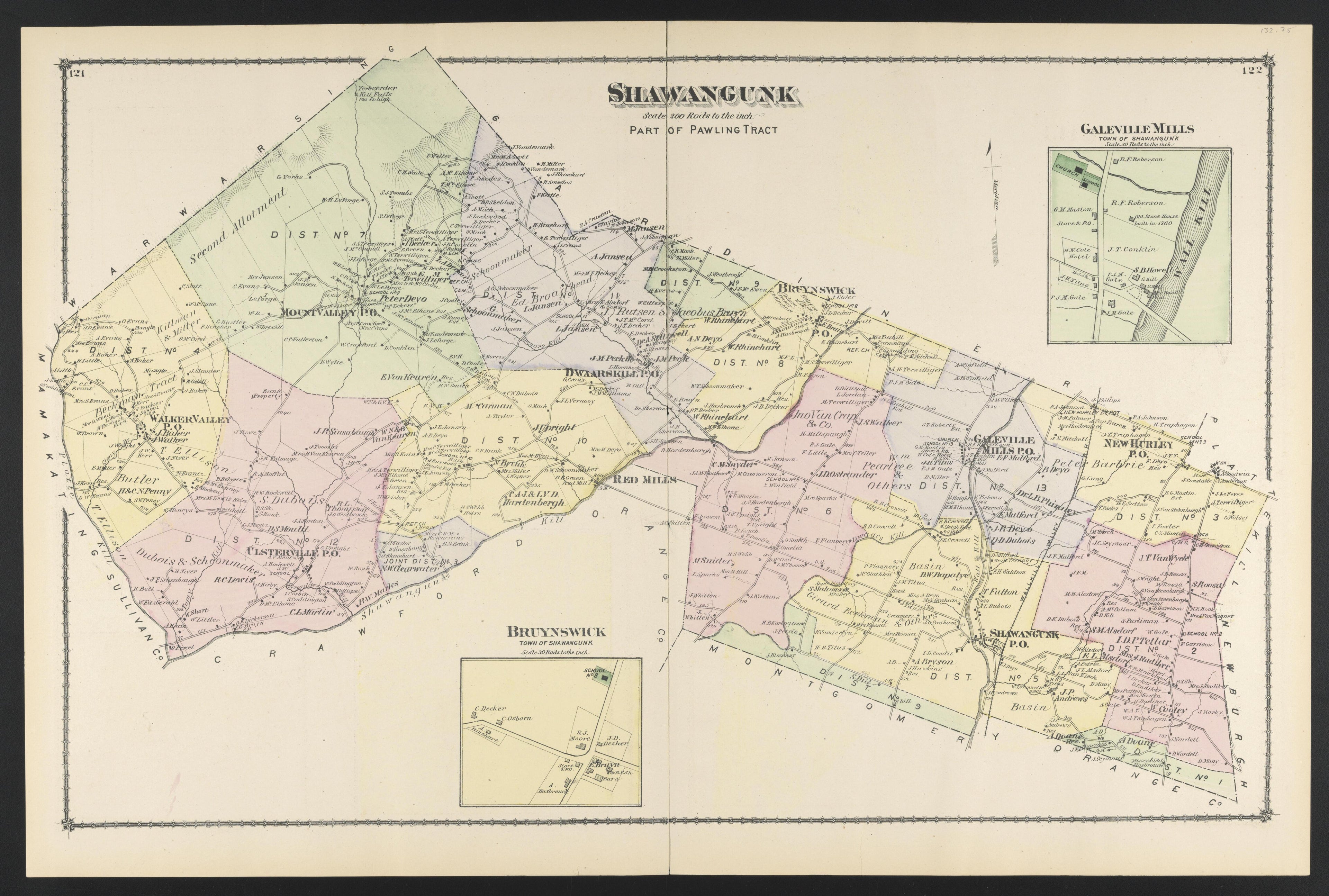 Image 83 of County Atlas of Ulster, New York from County Atlas of Ulster, New York : from Recent and Actual Surveys and Records 1875 by Relic Map Company