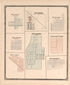 Various Townships from an Illustrated Historical Atlas of Henry County, Indiana 1875 by Relic Map Company