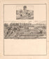 Views of Griffin and Lewis Residences from an Illustrated Historical Atlas of Henry County, Indiana 1875 by Relic Map Company