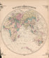 Eastern Hemisphere from an Illustrated Historical Atlas of Henry County, Indiana 1875 by Relic Map Company