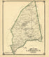 Map of Lawrence Township from Combination Atlas Map of Mercer County, New Jersey 1875 by Relic Map Company