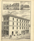 Residences: Phillips & Miller, and State Gazette Building from Combination Atlas Map of Mercer County, New Jersey 1875 by Relic Map Company