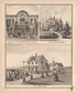 3 Views of Property from Combination Atlas Map of Cumberland County, New Jersey 1876 by Relic Map Company