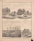 4 Views of Property from Combination Atlas Map of Cumberland County, New Jersey 1876 by Relic Map Company