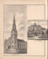 2 Views of Property from Combination Atlas Map of Cumberland County, New Jersey 1876 by Relic Map Company