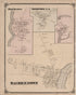 Dorchester, Roadstown P.O., Bricksboro, Mauricetown from Combination Atlas Map of Cumberland County, New Jersey 1876 by Relic Map Company