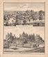 2 Views of Property from Combination Atlas Map of Cumberland County, New Jersey 1876 by Relic Map Company