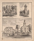 3 Views of Property from Combination Atlas Map of Cumberland County, New Jersey 1876 by Relic Map Company