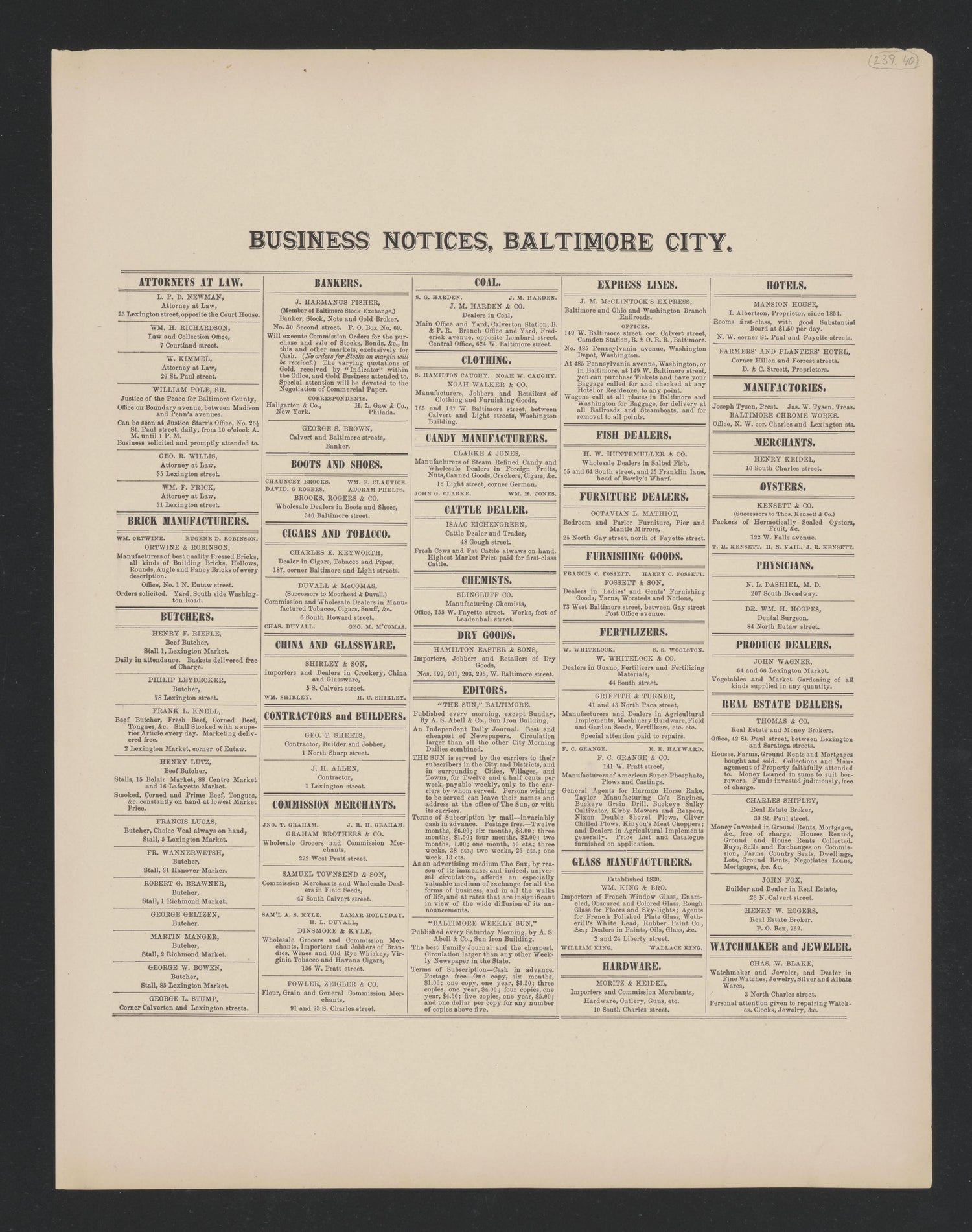 Image 67 of Atlas of Baltimore County, Maryland from Atlas of Baltimore County, Maryland 1877 by Relic Map Company