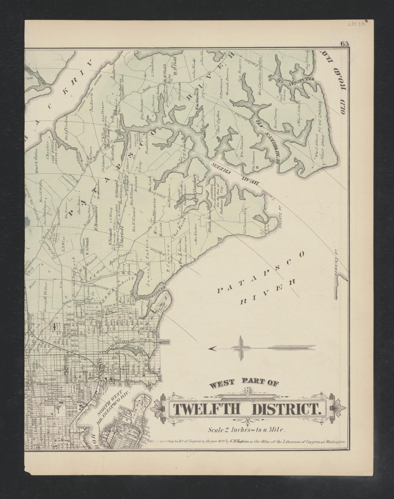Image 53 of Atlas of Baltimore County, Maryland from Atlas of Baltimore County, Maryland 1877 by Relic Map Company