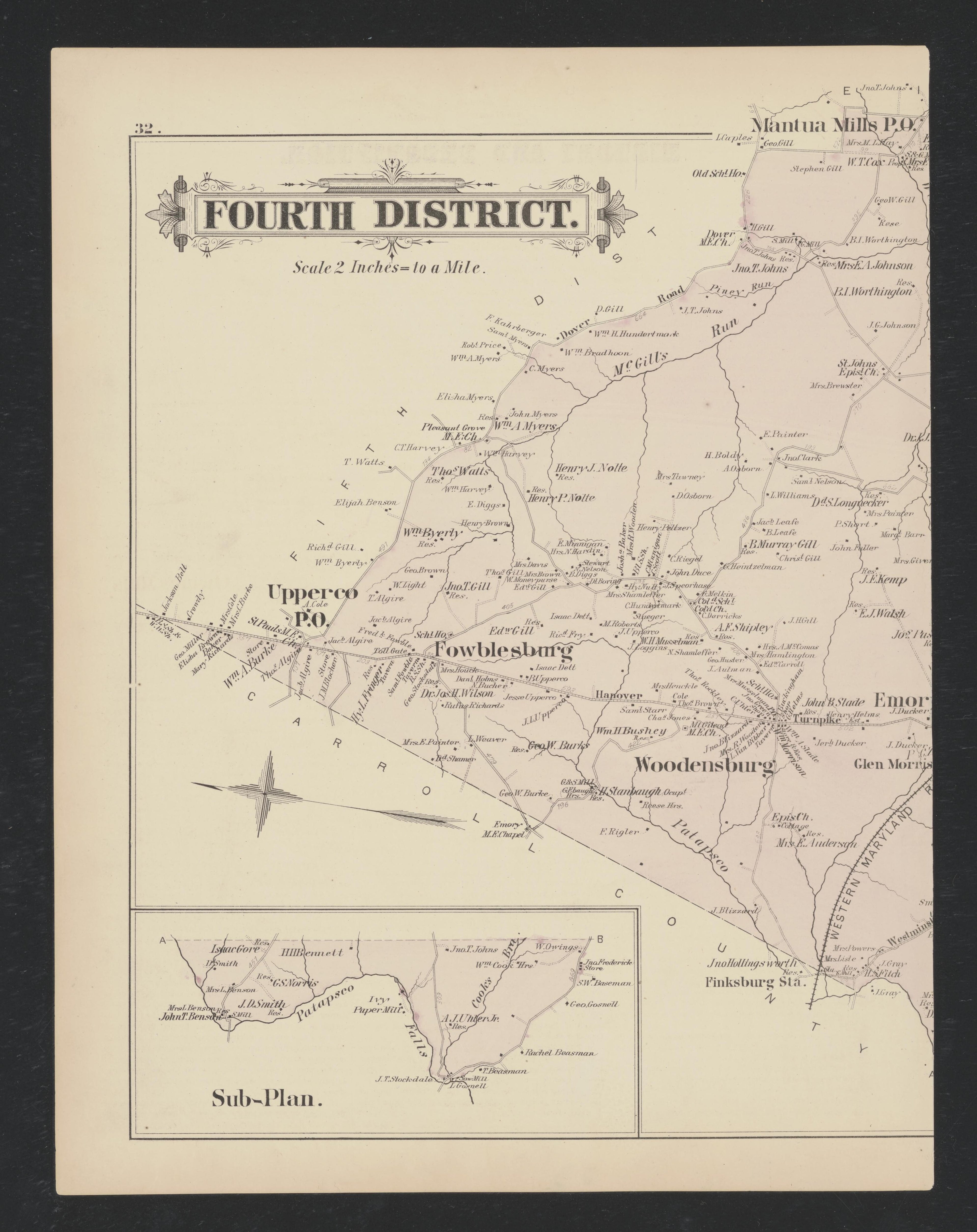 Image 20 of Atlas of Baltimore County, Maryland from Atlas of Baltimore County, Maryland 1877 by Relic Map Company