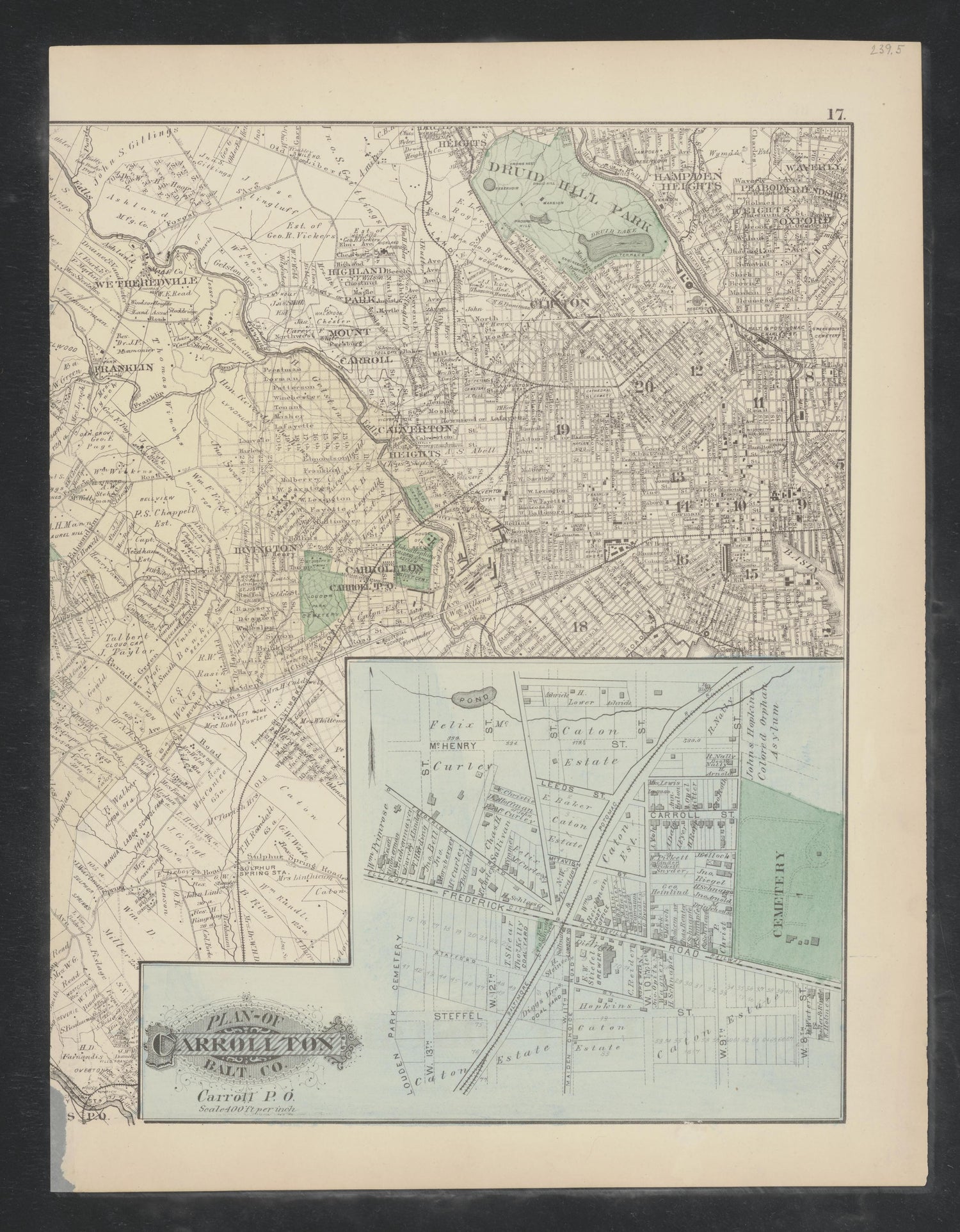 Image 7 of Atlas of Baltimore County, Maryland from Atlas of Baltimore County, Maryland 1877 by Relic Map Company