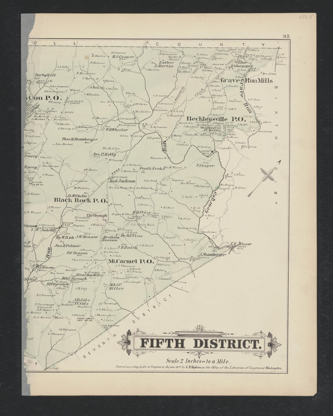 Image 25 of Atlas of Baltimore County, Maryland from Atlas of Baltimore County, Maryland 1877 by Relic Map Company